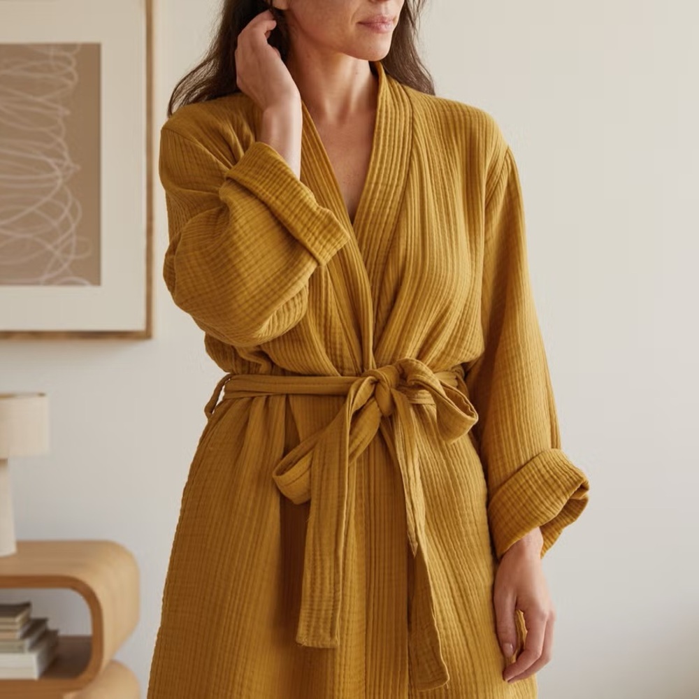 Parachute Cloud Robe in Amber